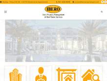 Tablet Screenshot of iberopropertymgmt.com